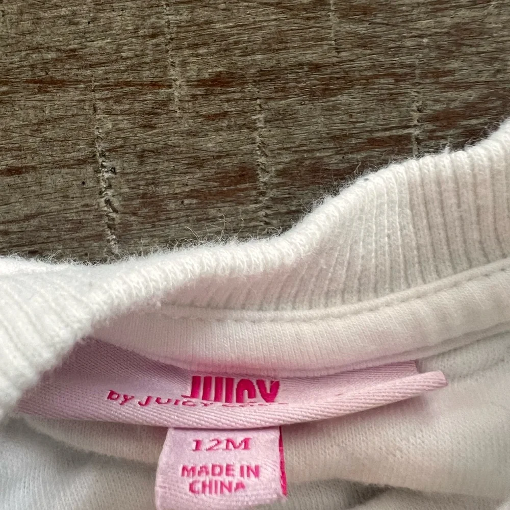 Juicy couture baby girl 12m matching set